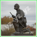 Commemorate Decoration Life Size Bronze Soldier Sculpture